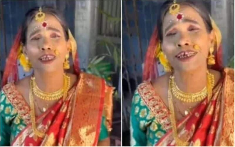 Ranu Mondal New Bridal Makeup Created Buzz on Internet hls 