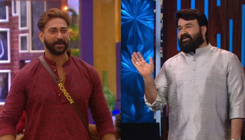 ronson vincent bigg boss malayalam 4 mohanlal asked about his future