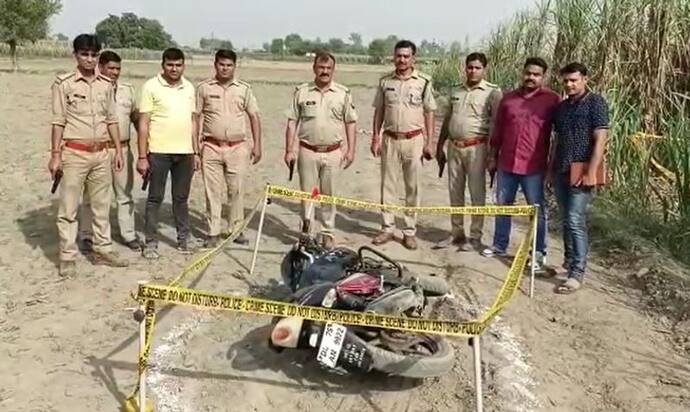 बागपत में पुलिस और बदमाशों के बीच हुई मुठभेड़ में  25 हज़ार का इनामी हुआ गिरफ्तार, एक सिपाही घायल