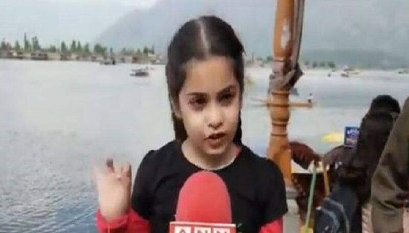 Where is the snow in Kashmir little girls video goes viral in the internet