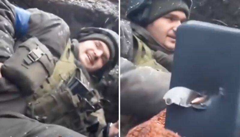 Watch A smartphone saves life of a Ukrainian soldier from a 7.62mm bullet-tgy