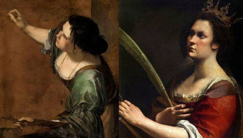 blood in Artemisia Gentileschi paintings 