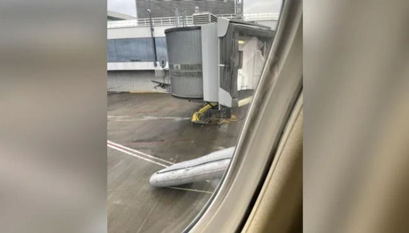 The 24-year-old escaped through emergency door of the plane, arrested 