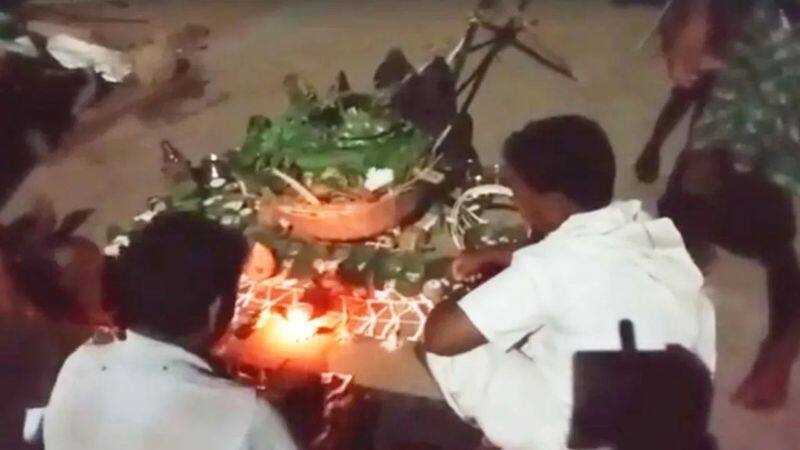 Village goes into lockdown to exorcise evil spirit at andhra srikakulam