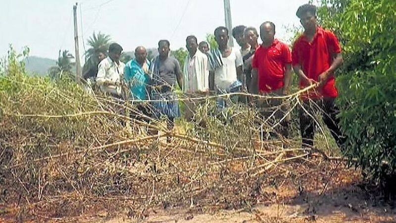 Village goes into lockdown to exorcise evil spirit at andhra srikakulam