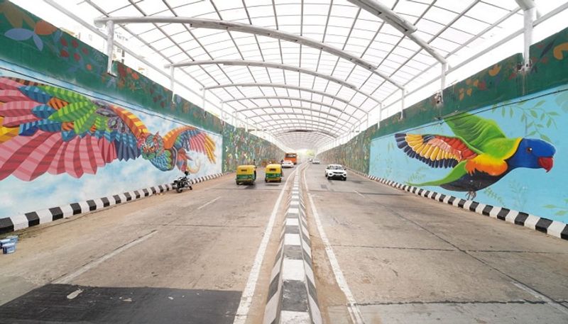 Delhis Ashram underpass opened for public - adt 