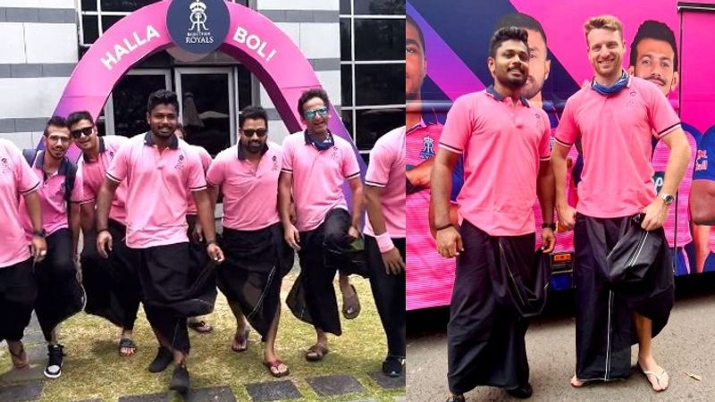 IPL 2022: Rajasthan Royals players wearing lungis, goes viral