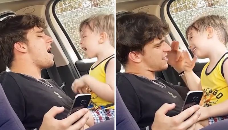 Watch Father and son singing Maneskin's Beggin' song goes viral; netizens love it-tgy