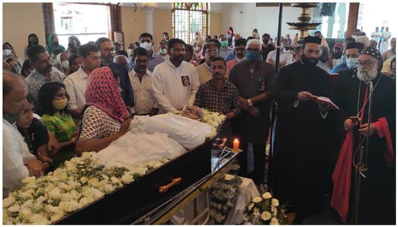 malayalam Script writer john paul funeral 