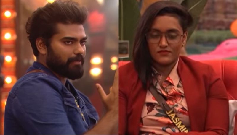 jasmine against doctor robin in bigg boss house