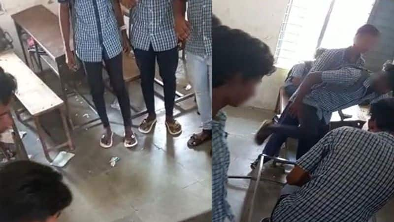 ragging in the classroom .. Atrocities with dancing .. Degenerate government school students