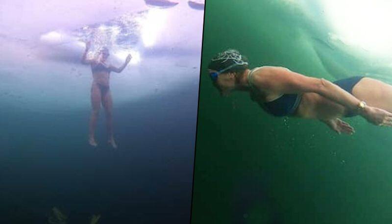 Guinness World Record: Woman swims 295 feet under ice sets record; check out the video - gps