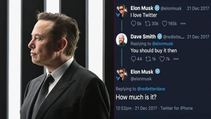 5 years ago Elon Musk asked the price of Twitter, now he has bought it