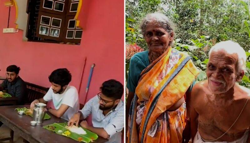 Watch Unlimited thali at just Rs 50; Elderly couple from Karnataka wins internet's heart-tgy