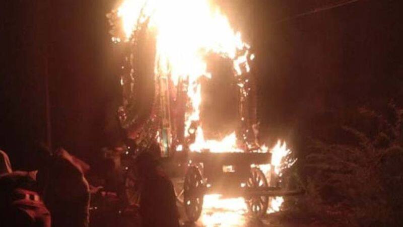 Thanjavur chariot festival accident...50 people survived by stagnant water