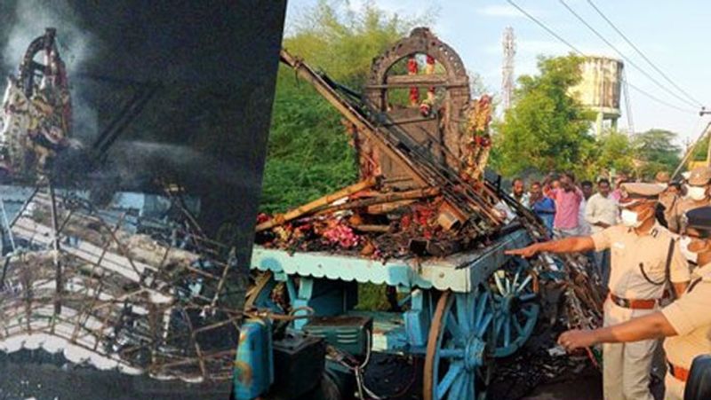 Thanjavur chariot festival accident...50 people survived by stagnant water