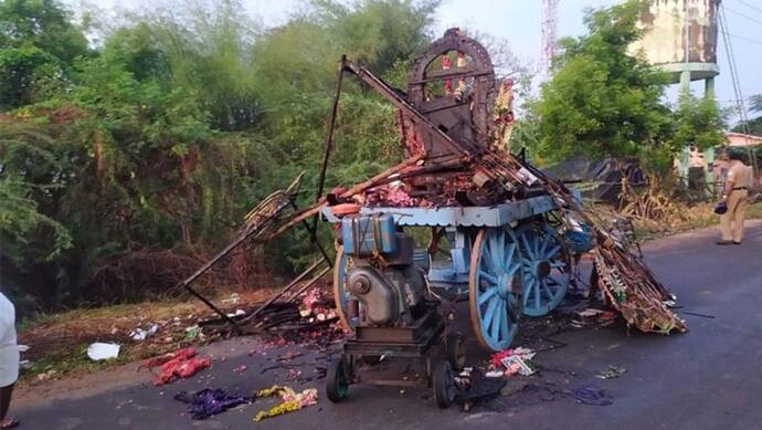 तमिलनाडु के तंजावुर में भीषण हादसा, मंदिर में जुलूस के दौरान फैला करंट, 12 की मौत, कई झुलसे