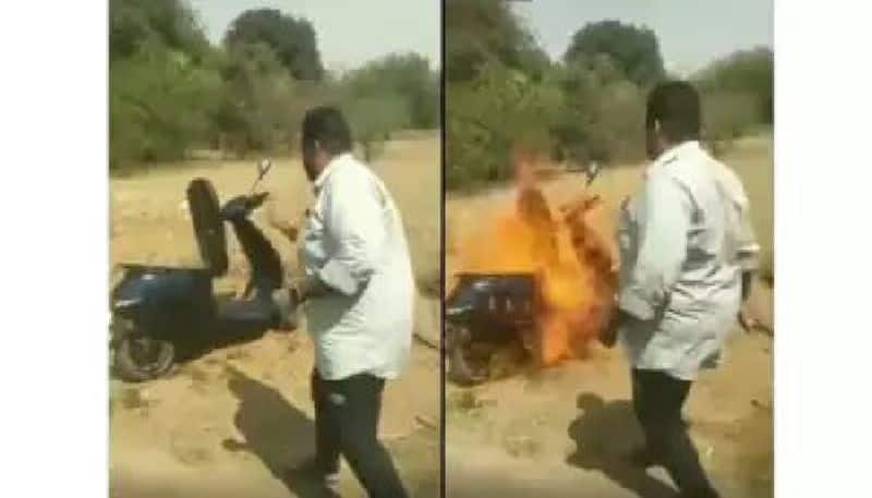 Frustrated Ola S1 Pro Owner Sets His Electric Scooter On Fire