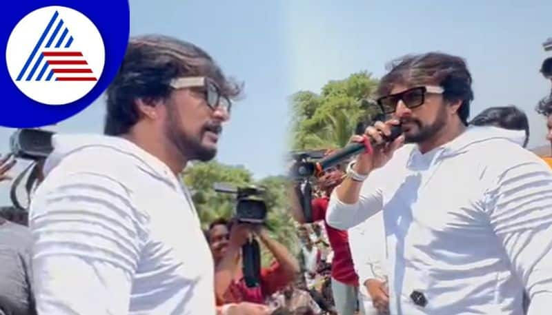 Actor Sudeep unveiled Valmiki and Veera madakari statue in Raichur vcs 