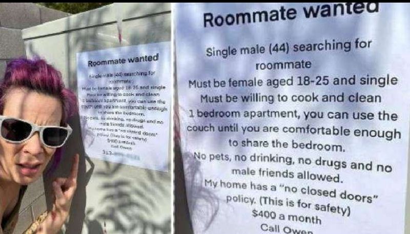 Man who is in search of lady roommate keeps weird condition pod