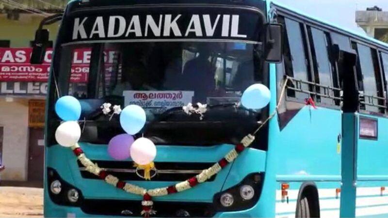 MVD ordered to stop service of conductor less CNG bus service in Palakkad