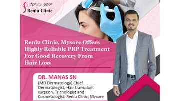 Reniu Clinic, Mysore offers highly reliable PRP treatment for good recovery from hair loss