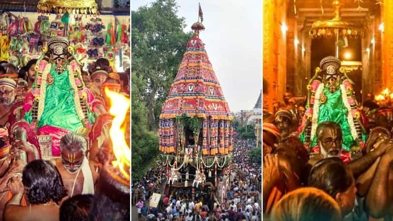 The famous Srirangam Ranganathar Temple has started  Viruppan Thirunal therottam today in trichy