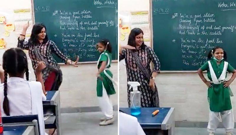 Watch Delhi school teacher dances to Haryanvi song; leaves netizens impressed-tgy