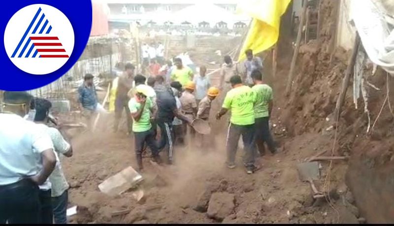 worker killed as wall collapsed in belagavi gvd