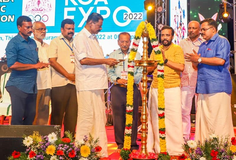 Minister M V Govindan Inaugarates Kerala Games Expo