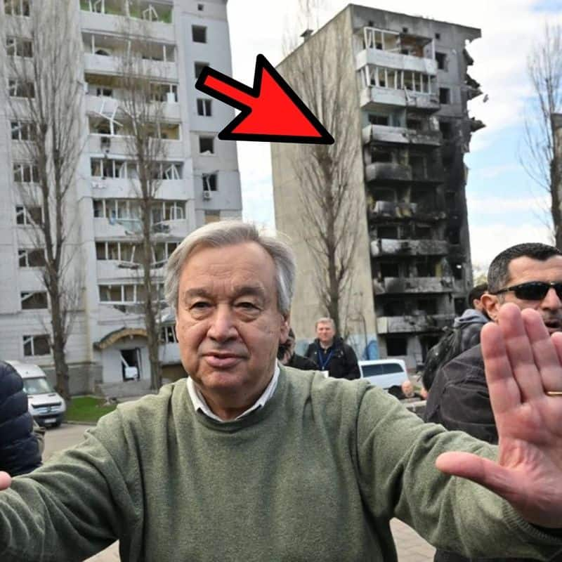 Russia attacked Kyiv during the visit of the UN Secretary antonio Guterres shocking viral news