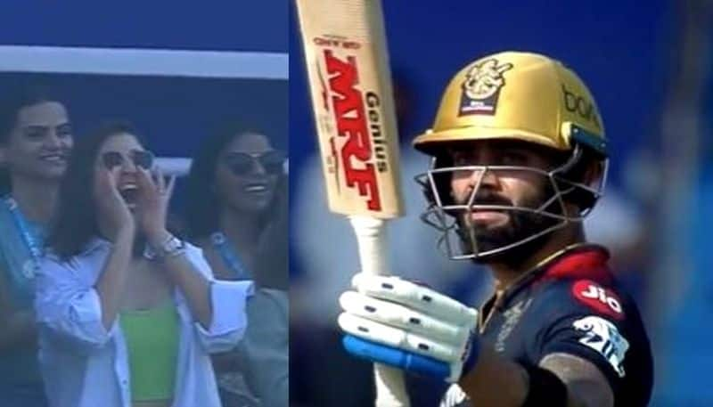 IPL 2022: Anushka Sharma cheers for Virat Kohli for his first fifty of the season