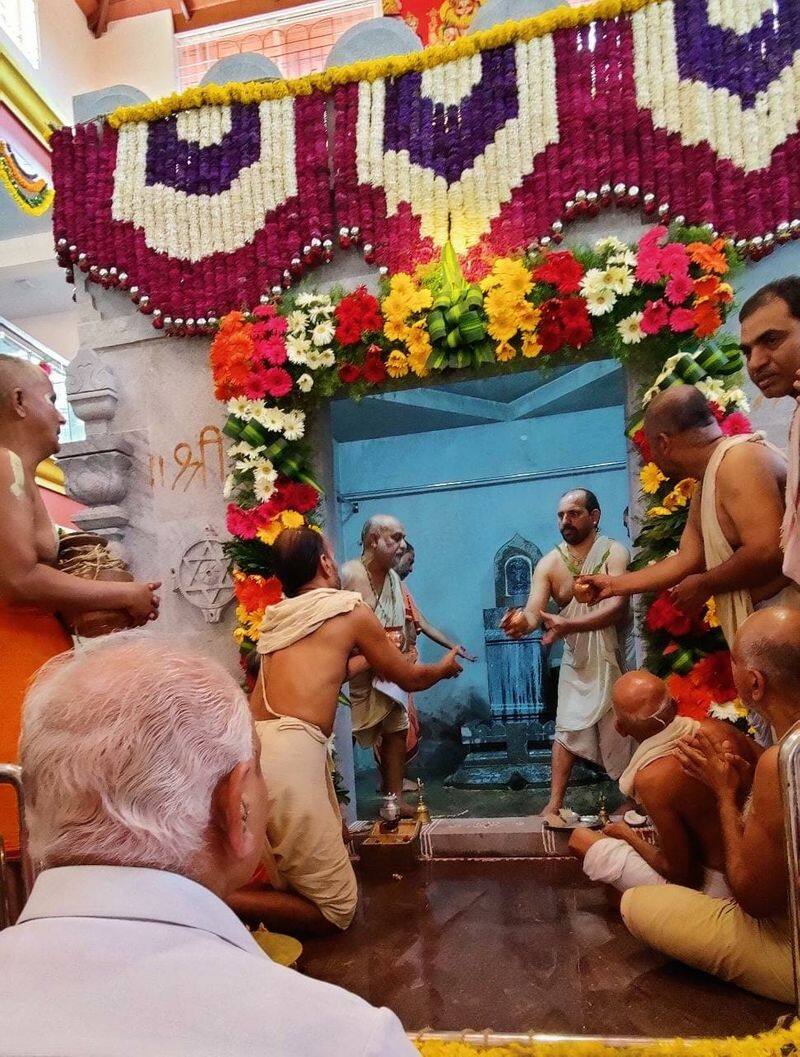 BS Yediyurappa inaugurates raghavendra mutt at shikaripura Taluka rbj