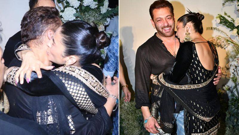 shehnaaz gill kisses salman khan at eid party video goes viral gvd