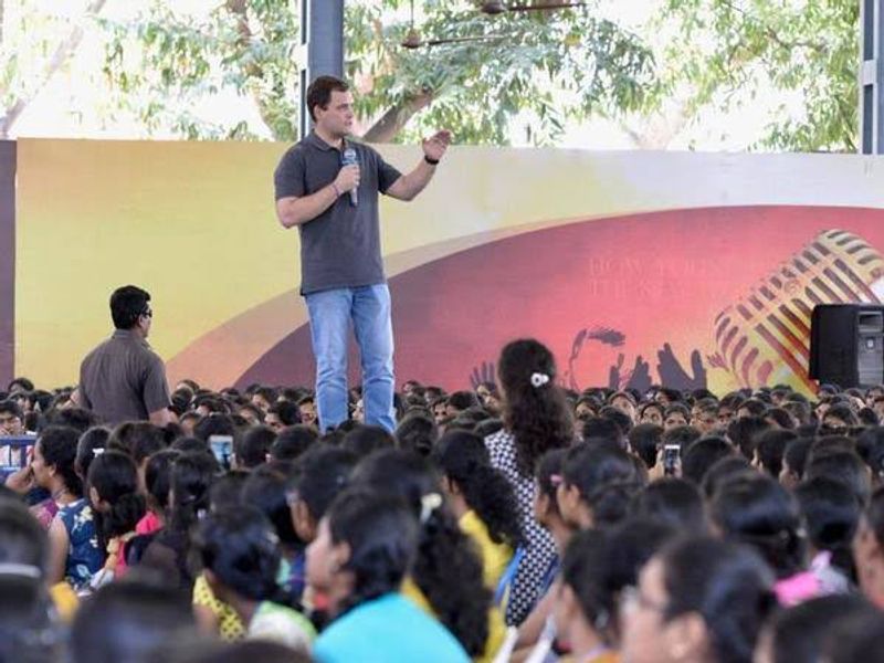 The court has denied permission for a Rahul Gandhi talk show with students of Osmania University in Telangana