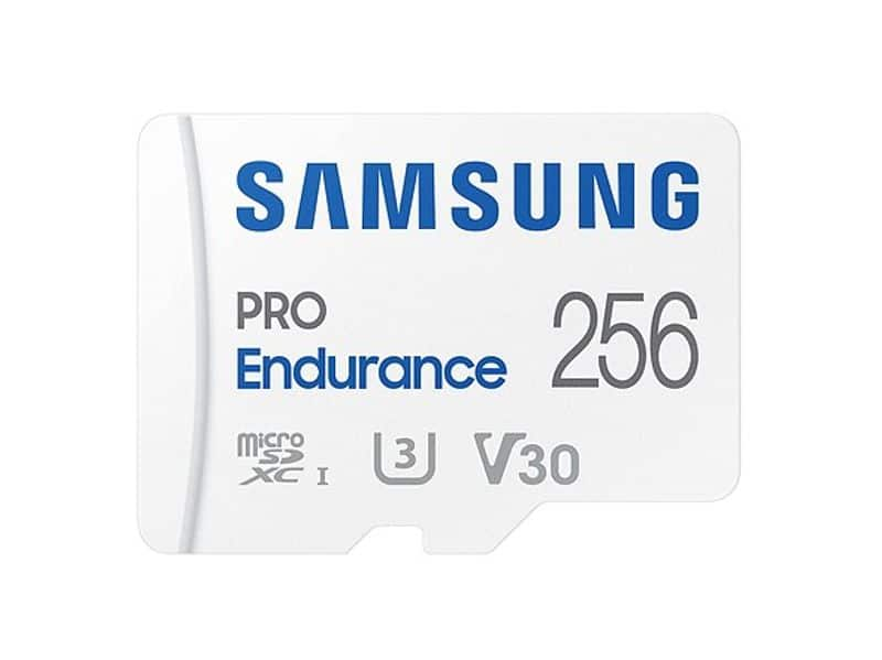 Samsung says its new 256GB Pro Endurance microSD cards can write for 16 years straight