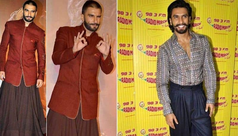 ranveer singh shares photos of him wearing trendy floral outfit