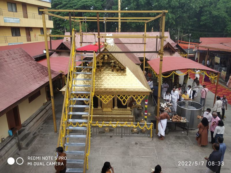 gold plated for ayyappa Swamy temple in bengaluru rbj