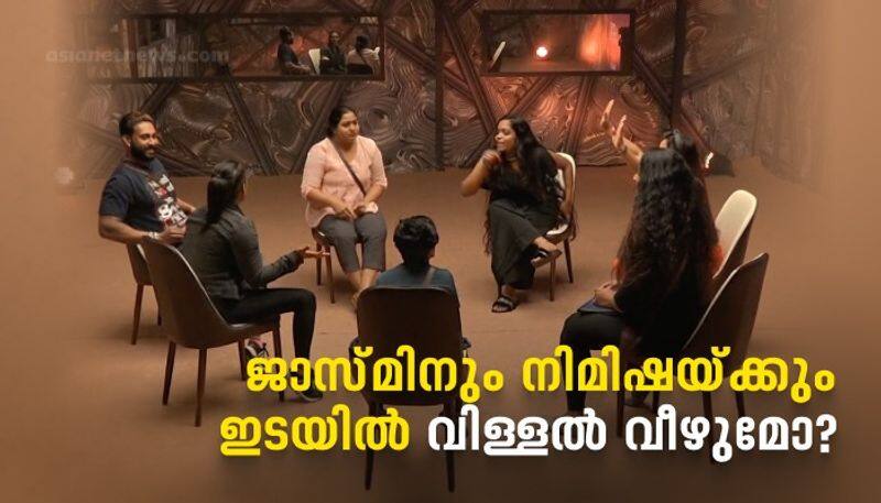 Bigg Boss Malayalam Season 4 jasmine moosa and nimisha