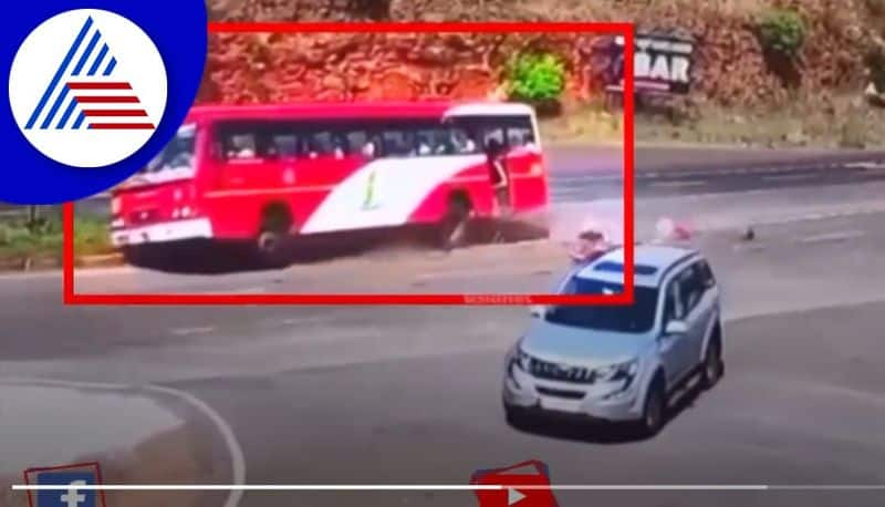 Horrible accident in Belgavis sutagatti: incident captured in cctv akb