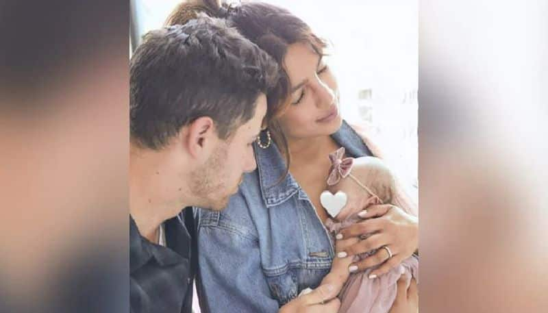 priyanka chopra shares photo of her girl child for the first time