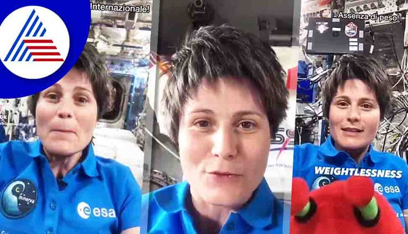 SpaceX Astronaut Samantha Cristoforetti TikTok Video from space watch mnj 