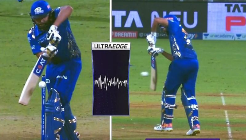 ipl 2022 controversy raised on wicket of rohit sharma against kolkata