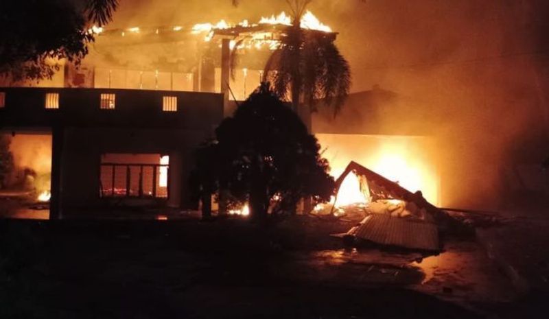 Sri Lanka economic crisis: Ancestral home of Rajapaksas, homes of several MPs set on fire