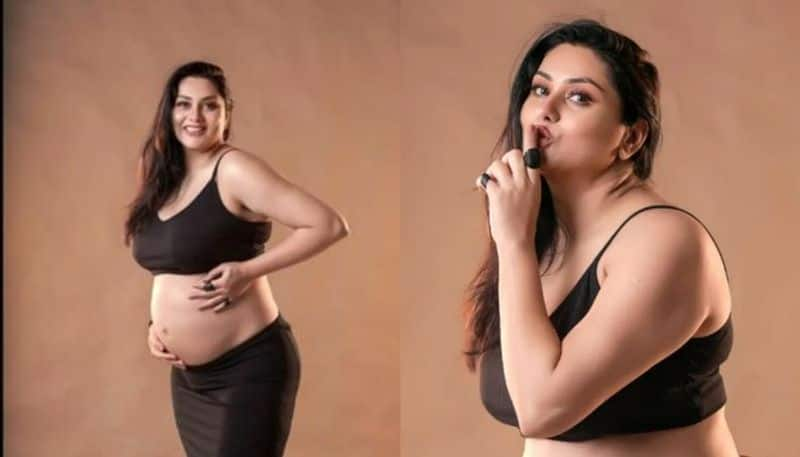 actress namitha share pregnant photo shoot 