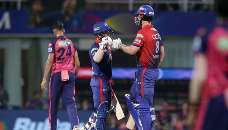 IPL 2022 RR vs DC Delhi Capitals won by 8 Wickets vs Rajasthan Royals Mitchell Marsh David Warner scores Fifty san