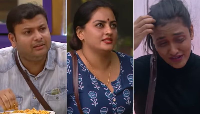 Jasmine cries inside the Bigg Boss house