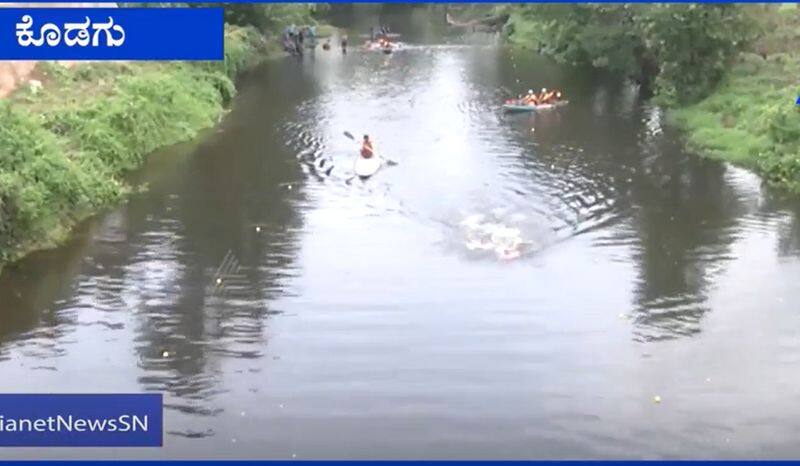 kakkabe club host state level swimming competition in Kodagu river Karnataka ckm