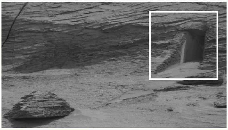 Truth behind  NASA Mars Rover Curiosity finding a secret Alien doorway mnj 