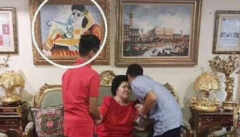 missing Picasso painting spotted in Imelda Marcos's house 